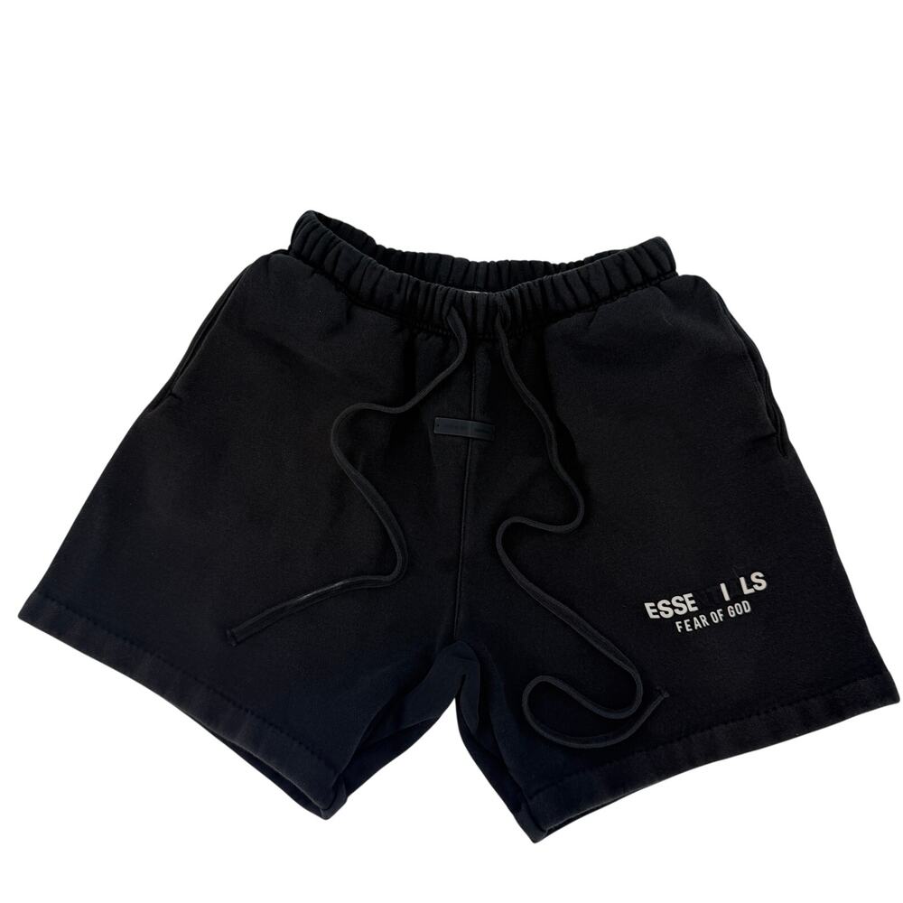 Fear of God Essentials Streetwear Black Sweat Shorts Extra Small XS